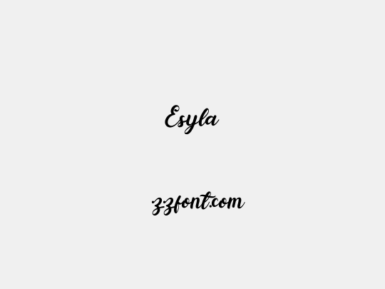 Esyla