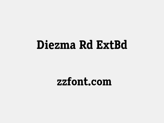 Diezma Rd ExtBd