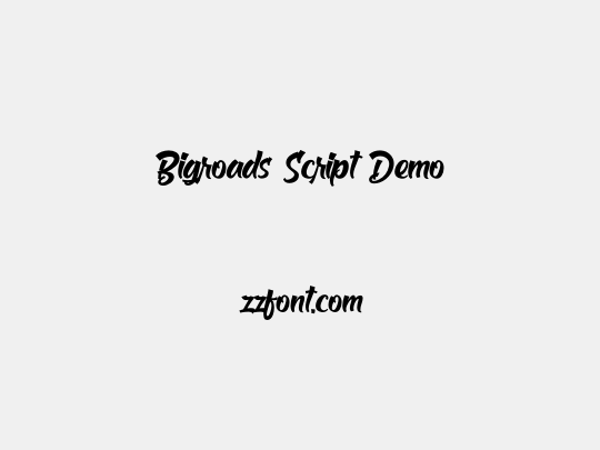Bigroads Script Demo