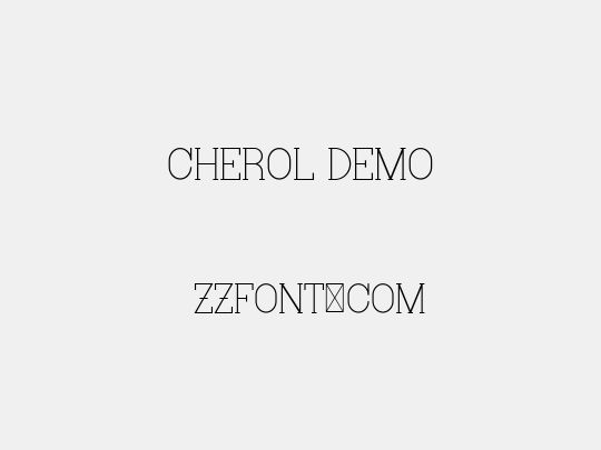 Cherol Demo