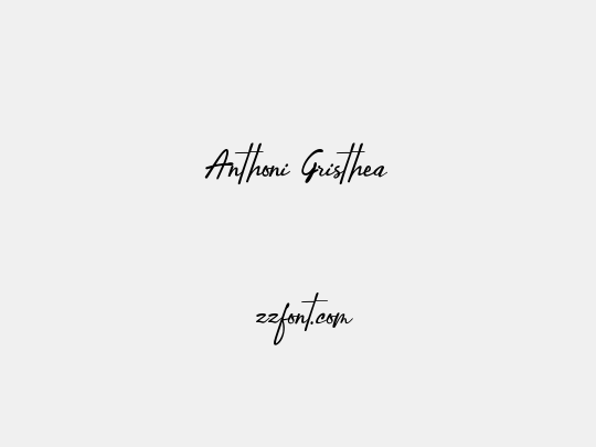 Anthoni Gristhea