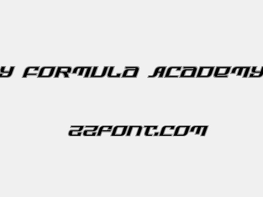 Infinity Formula Academy Italic