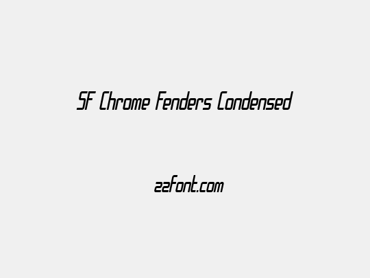 SF Chrome Fenders Condensed