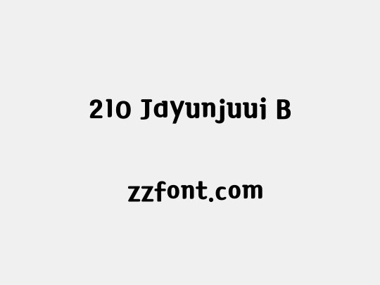 210 Jayunjuui B