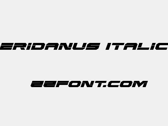 Eridanus Italic