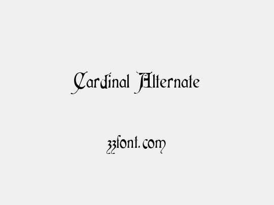 Cardinal Alternate