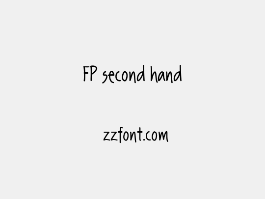 FP second hand