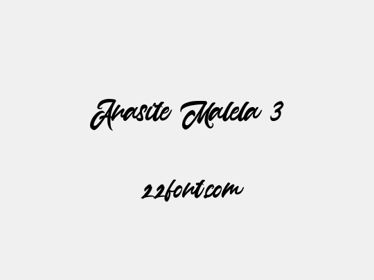 Anasite Malela 3