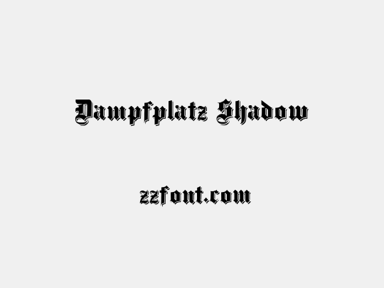 Dampfplatz Shadow