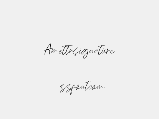 Amettasignature