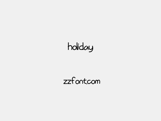 holiday