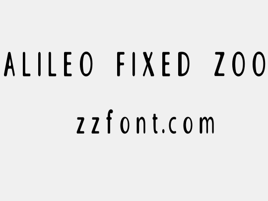 GALILEO FIXED ZOOM
