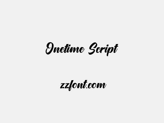 Onetime Script
