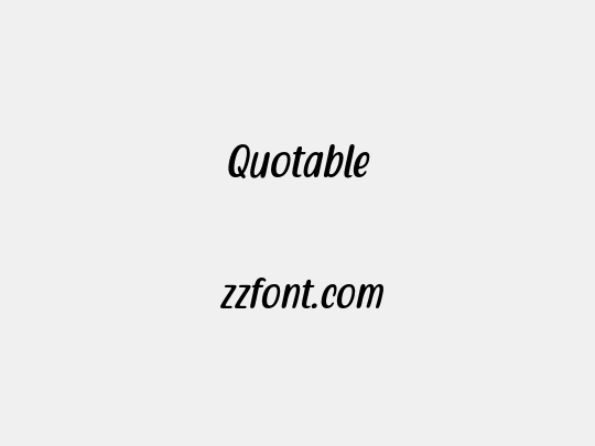 Quotable