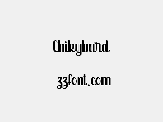 Chikybard