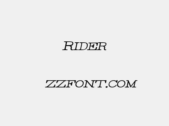 Rider