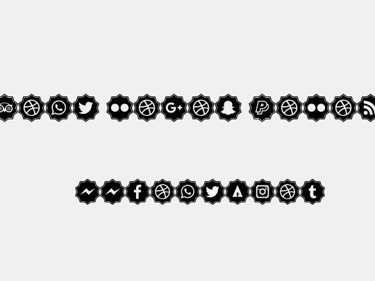 Font logos Color