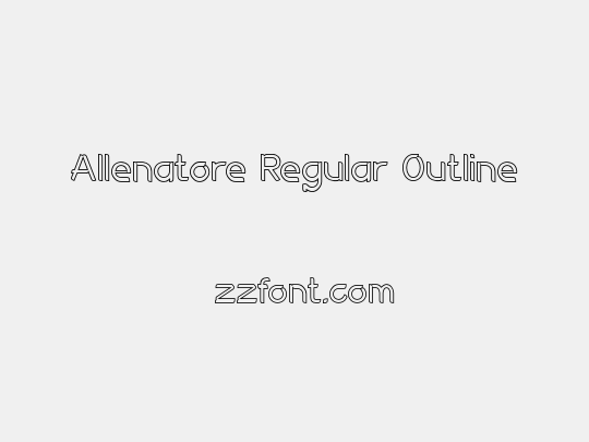Allenatore Regular Outline