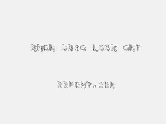DemonCubicBlockFont
