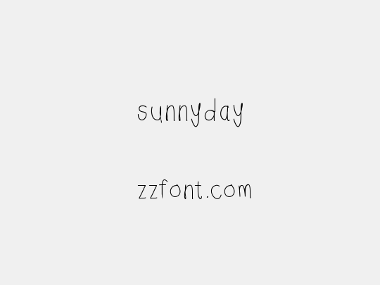 sunnyday