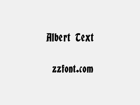 Albert Text