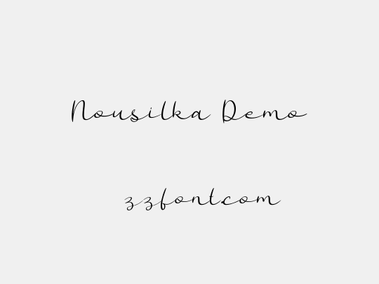 Nousilka Demo