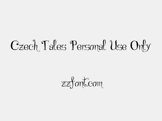 Czech Tales Personal Use Only