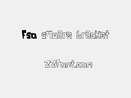 FSO square bracket