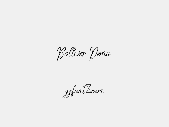 Bolliver Demo