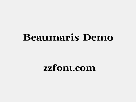 Beaumaris Demo