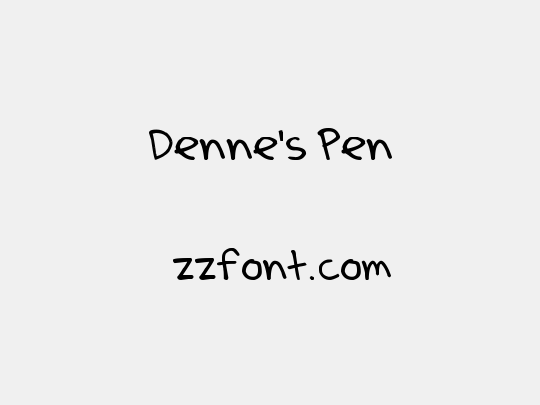 Denne's Pen