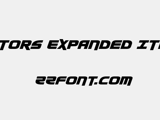 Moltors Expanded Italic