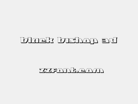 Black Bishop 3D