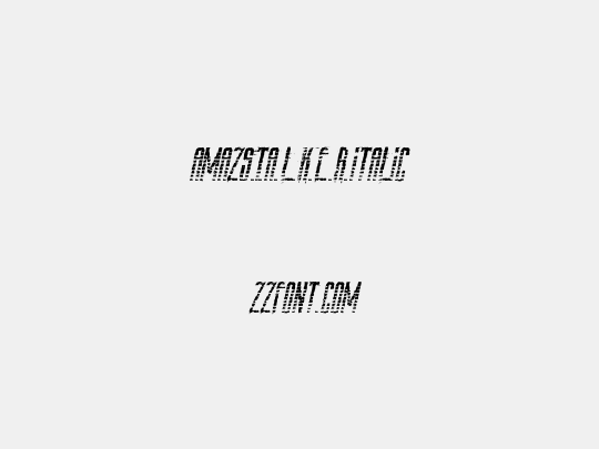 AmazS.T.A.L.K.E.R.Italic