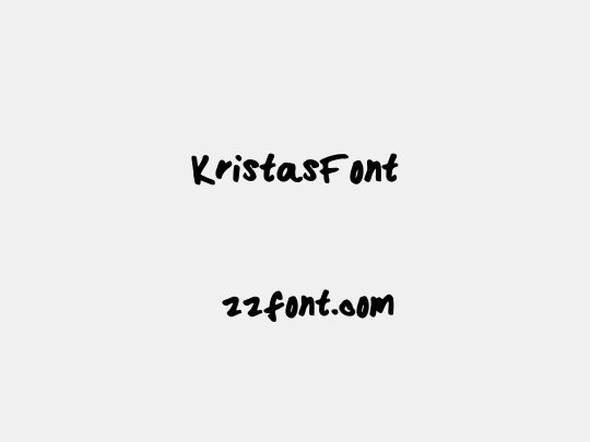 KristasFont