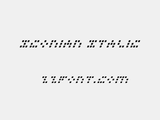 Iconian Italic