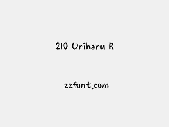 210 Uriharu R