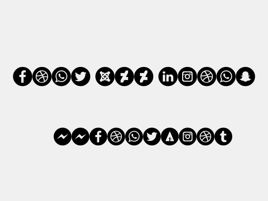 font 100 icons