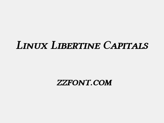 Linux Libertine Capitals