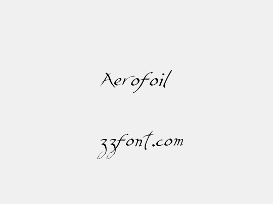 Aerofoil