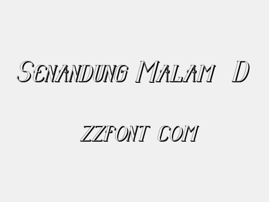 Senandung Malam 3D
