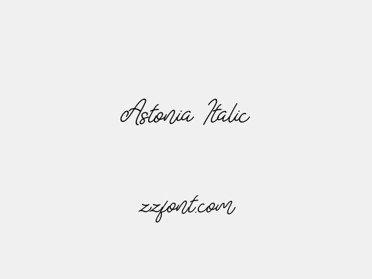 Astonia Italic