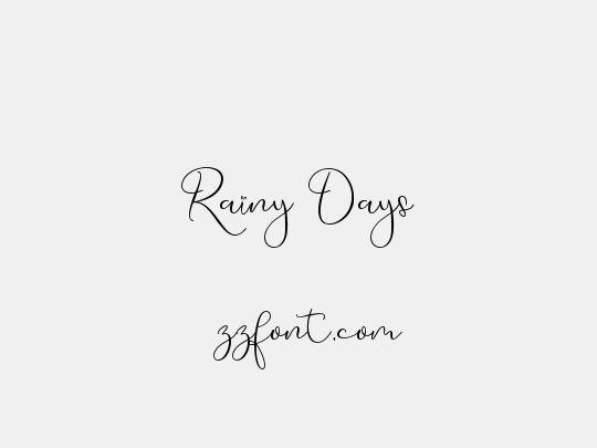 Rainy Days