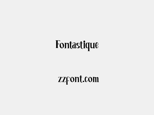 Fontastique