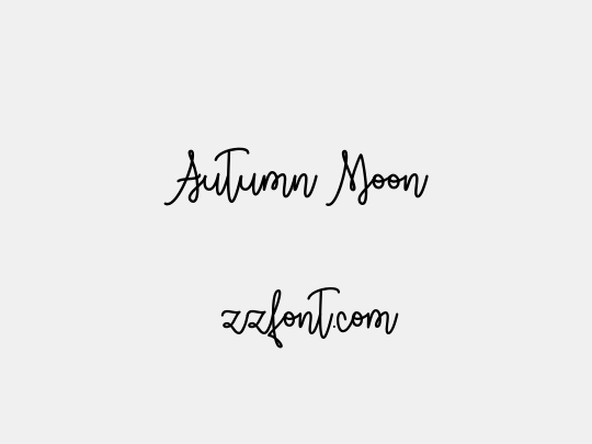 Autumn Moon