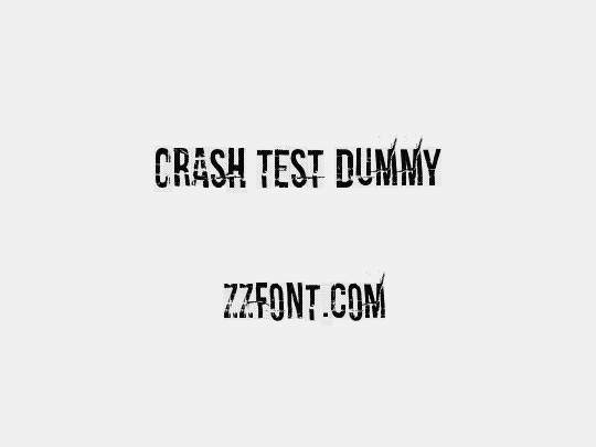 Crash test dummy