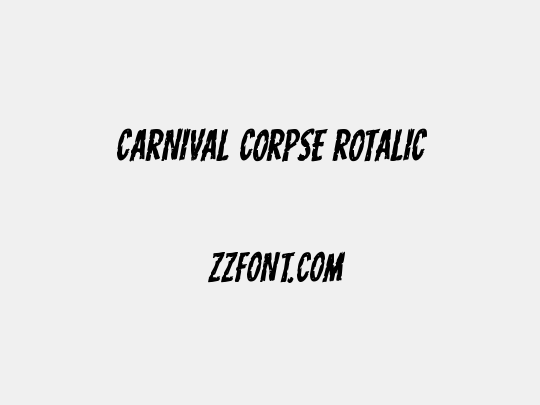 Carnival Corpse Rotalic