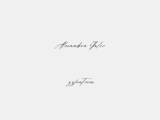 Alexandria Italic