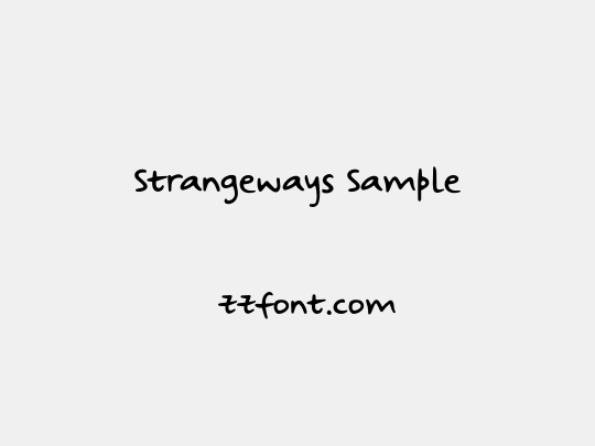 Strangeways Sample
