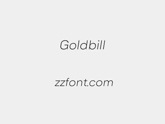 Goldbill